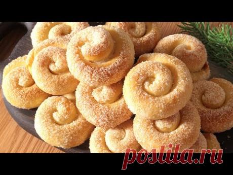Полстакана КЕФИРА и Быстрая выпечка к Чаю у Вас на столе! Самый простой рецепт печенья!