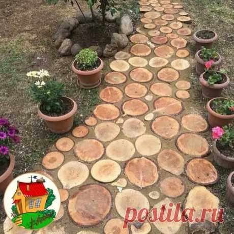 Что можно сделать из спилов дерева на даче?!
#дача