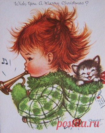 Cute Vintage Christmas Card