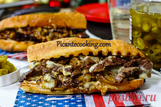 Філадельфійський чізстейк (Philly Cheesesteak) | Picantecooking