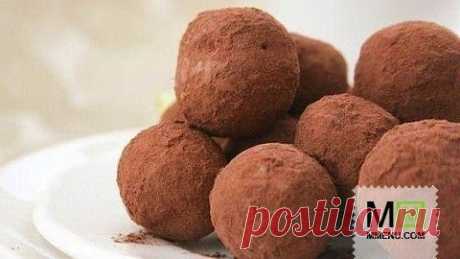 ШОКОЛАДНЫЕ ТРЮФЕЛИ быстрый рецепт - кулинарный рецепт. Миллион Меню