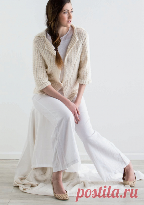 Вязание кардигана Brickwork, Knit Wear, весна 2013 Вязание кардигана Brickwork, Knit Wear, весна 2013