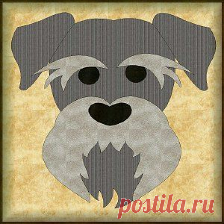 2009_Schnauzer by flavia_sm1963, via Flickr | Moldes coloridos