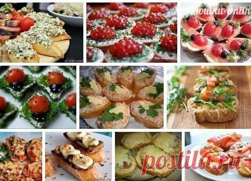 7 рецептов вкусных праздничных бутербродов!