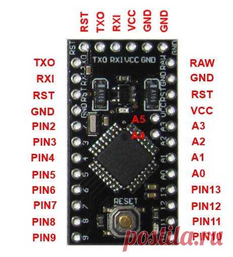 Уроки Ардуино. Другие платы Ардуино с микроконтроллерами ATmega168/328. Плата Arduino Pro Mini. | Оборудование, технологии, разработки