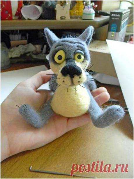 ВОЛК из мультфильма &quot;Жил был пес&quot;. Мастер-класс