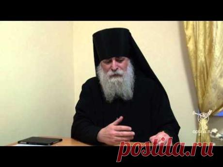 Беседа мон. Иоанна (Адливанкина) с трудниками в Оптиной пустыни