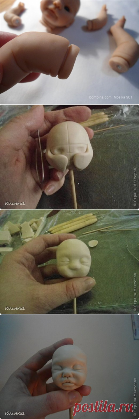 Лепим младенца с мягким тельцем: от чертежа до запекания