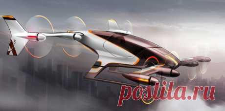 Airbus запустит производство летающих такси Vahana в 2020  / Физика невозможного!