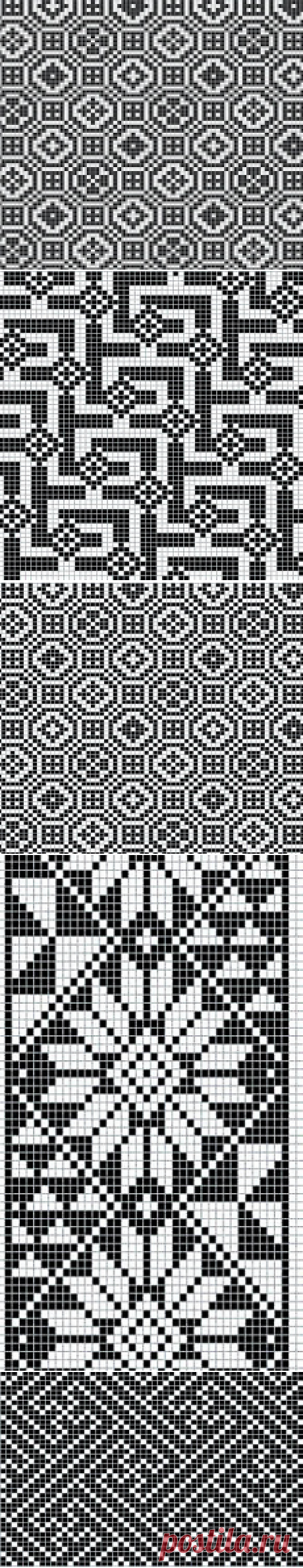 Жаккардовые схемы от shouske (Япония)