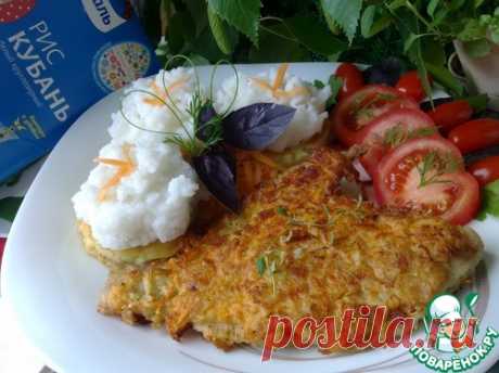 Камбала с золотой корочкой (в овощном кляре)