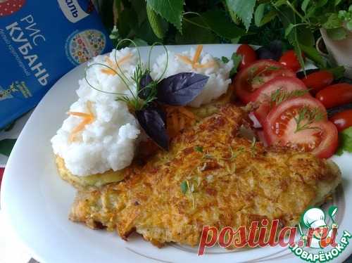 Камбала с золотой корочкой (в овощном кляре)