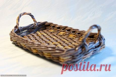 МК «Плетёный подносик для хлеба» – HandMade39.ru Плетёный подносик для хлеба – мастер-класс. Авторские работы, плетённые из бумажных трубочек, заказать, купить, Калининград