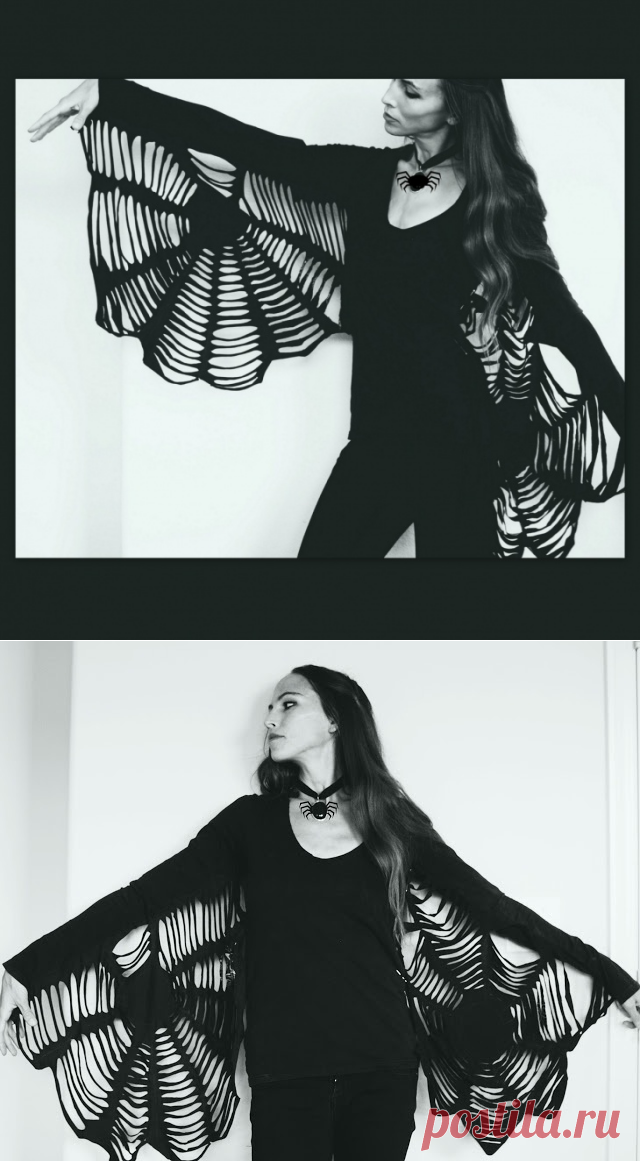 Паутина - летучая мышь (Diy) / Хеллоуин и Маскарадные, карнавальные костюмы своими руками / ВТОРАЯ УЛИЦА