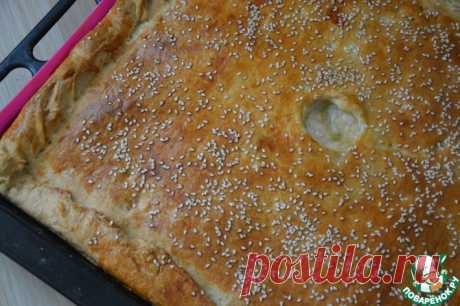 Пирог из слоеного теста с курицей Кулинарный рецепт