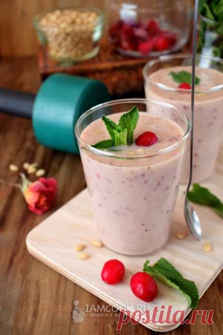 Протеиновый коктейль с кедровой мукой