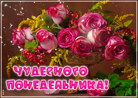 Чудесного понедельника!