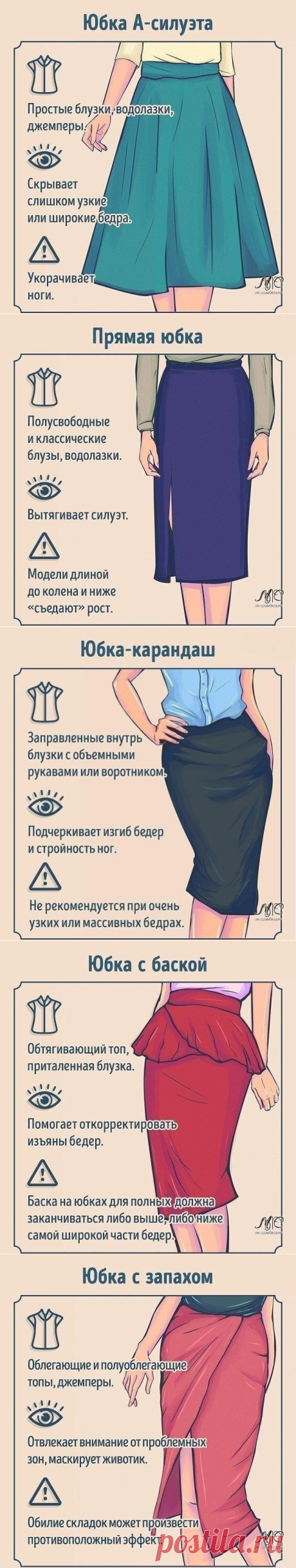 С чем носить разные типы юбок? — Модно / Nemodno