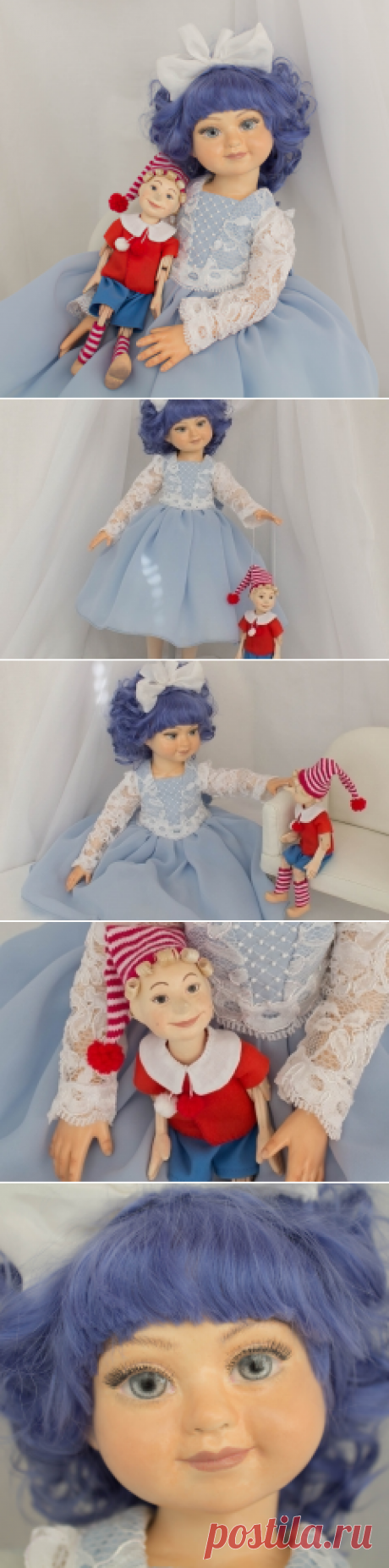 Мальвина и Буратино. Куклы ручной работы из композита. author doll, collection doll, Doll, Doll interior, Dolls by Elena Masyakina, Dolls collectible, Dolls handmade, Elena Masyakina, MaLenaDolls, ooak, ooakdoll, авторская кукла, авторская работа, Интерьерная кукла, коллекционная кукла, Кукла Елены Масякиной, кукла из композита, Кукла ручной работы, художественная кукла