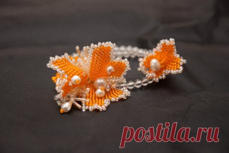 В этом уроке мы с вами сделаем интересное дополнение к колье «Мандарин» | «Мастер бисера»