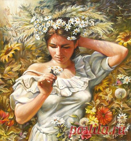 Женщина – прекрасная картина... Художник Аркадий Острицкий | Современное искусство
