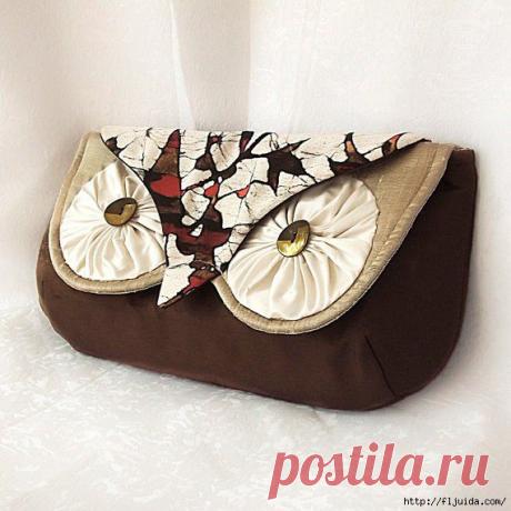 Самодельные сумочки, клатчи и косметички.