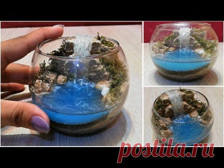 Miniature Waterfall Diorama DIY  / resin waterfall