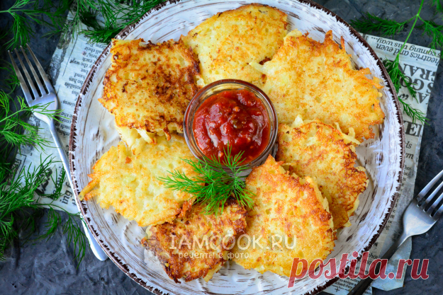 Картофельные драники с манкой вместо муки — рецепт с фото пошагово