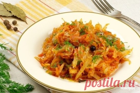 Капуста тушеная