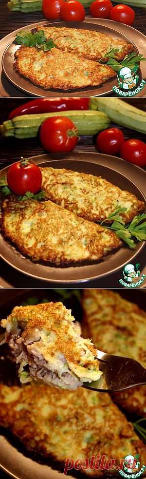 "Чебуреки" из кабачков - кулинарный рецепт