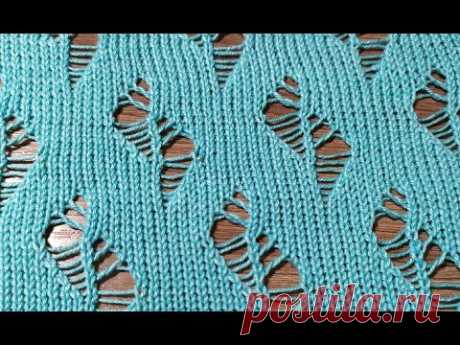 Лакшери рвань, роспуски на вязальной машине/Laksheri torn, dissolution on the knitting machine