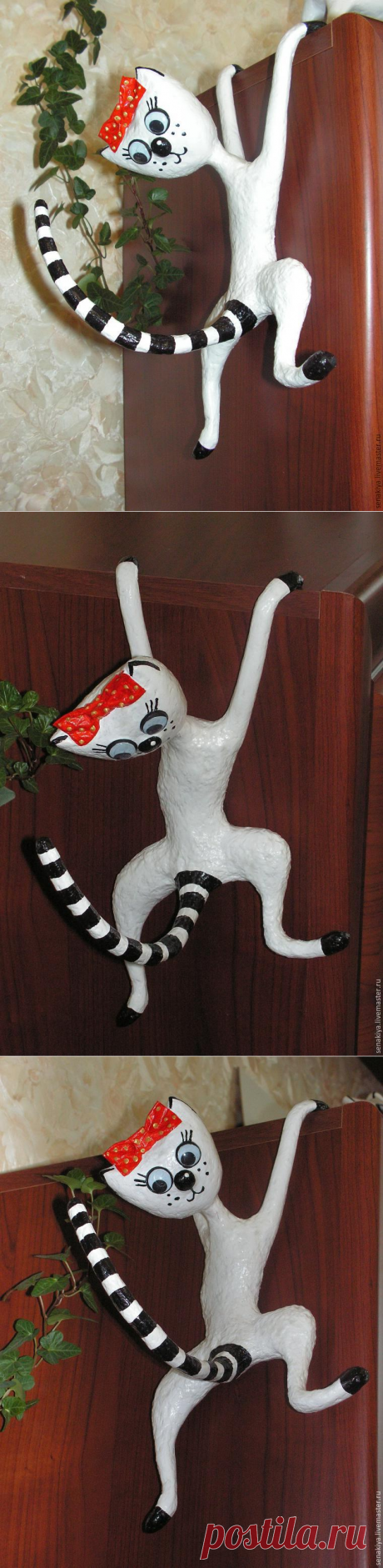 Мастерим интерьерную кошечку - Ярмарка Мастеров - ручная работа, handmade