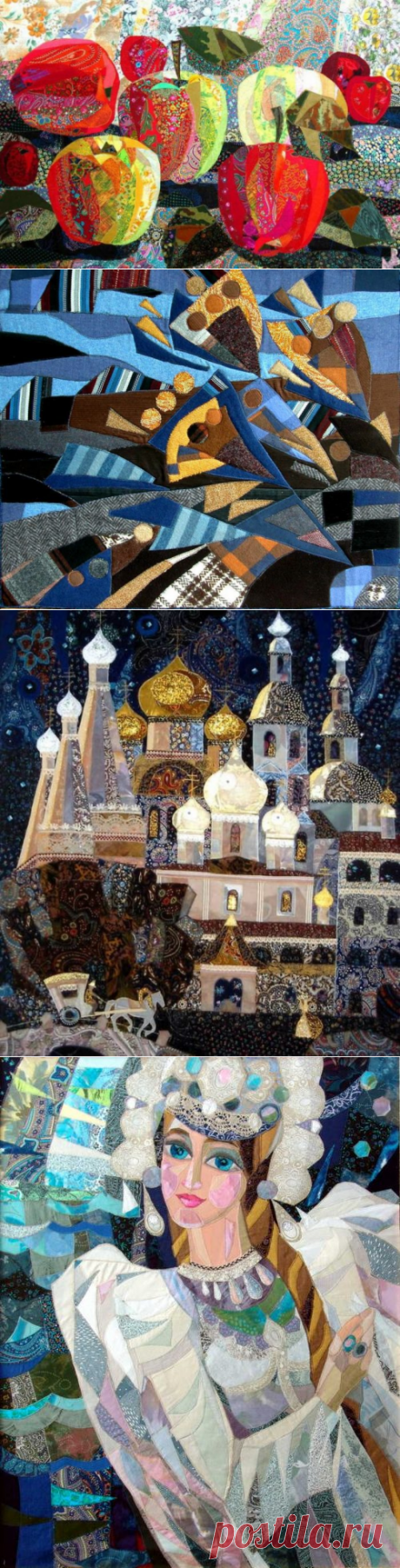 Художник Валентина Николаевна Максимова. Лоскутные картины