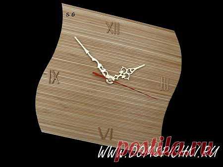 Часы из шпажек » Дом Спички - поделки из спичек и не только.