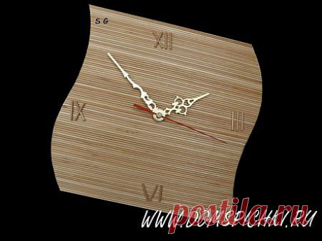 Часы из шпажек » Дом Спички - поделки из спичек и не только.