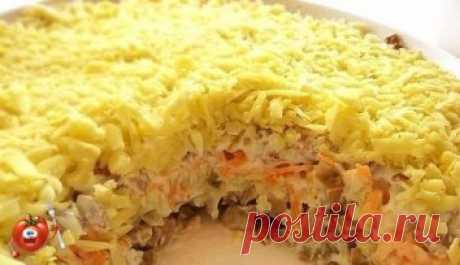 ПОДБОРКА ОЧЕНЬ ВКУСНЫХ САЛАТОВ: ТОП-6 РЕЦЕПТОВ 
Отлично подойдёт к любому празднику :)
1. САЛАТ "МЕЛЬНИК"
ИНГРЕДИЕНТЫ:
● Грибы маринованные - 300 г.
● Морковь - 4 шт.
● Сыр - 200 г.
● Огурцы соленые - 2 шт.
● Мясо (любое) - 300 г.
● Яйца - 4 шт.
● Майонез - 300 г.
ПРИГОТОВЛЕНИЕ:
1. Отварить морковь, остудить, очистить и натереть на крупной терке.
2. Яйца также отварить, остудить, очистить и натереть на крупной терке
3. Мясо отварить в подсоленной воде до готовности. Нарезать кусочками.
4. Гри