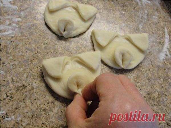 Булочки-хрюшки - Простые рецепты Овкусе.ру