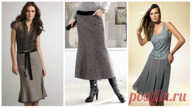 Выкройка и пошив юбки «годе» » Женский Мир