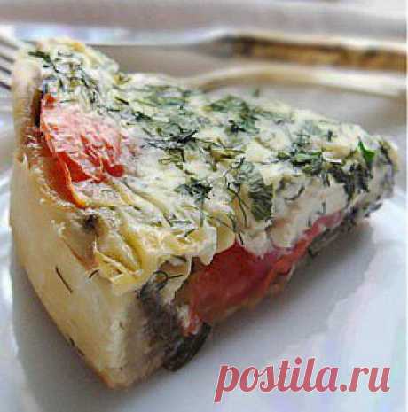 Открытый пирог с помидорами и баклажанами, Овощной киш, Вкусный пирог с баклажанами,  | Кулинарные рецепты с фотографиями