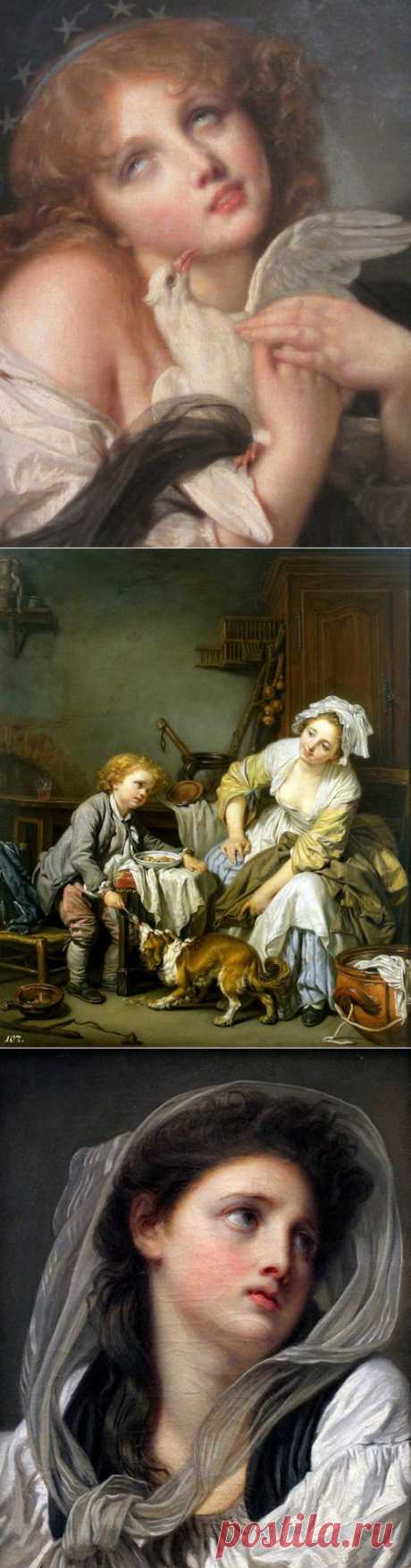 Художник Жан-Батист Грёз (Jean-Baptiste Greuze) и его картины