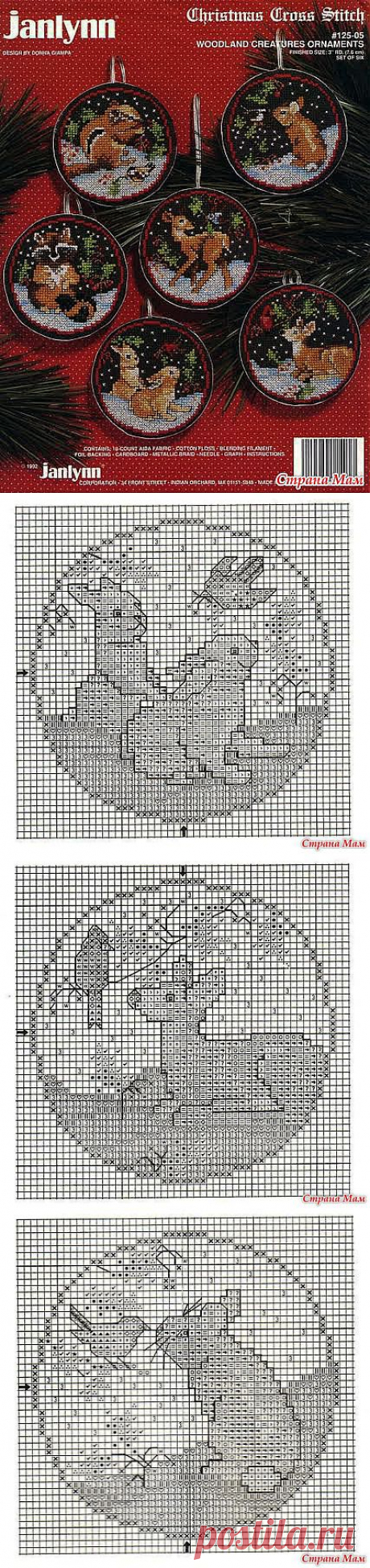 Рождественские пинкипы &quot;Woodlend creatures ornamens&quot;: Дневник группы &quot;Бискорню и другие &quot;кривульки&quot;&quot; - Страна Мам