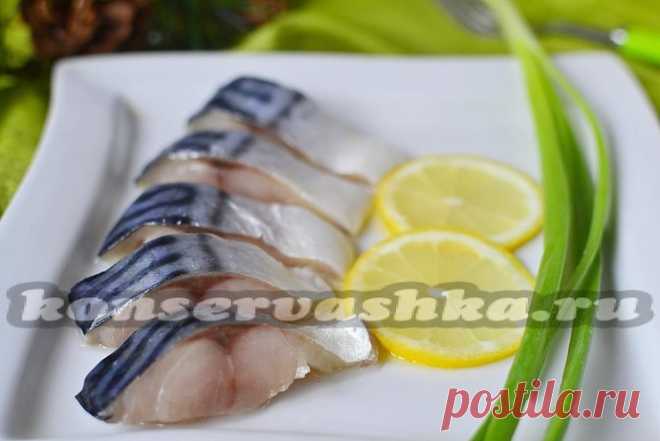 Скумбрия, соленая в масле, рецепт