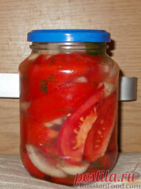 Рецепт: Помидоры в желе на RussianFood.com