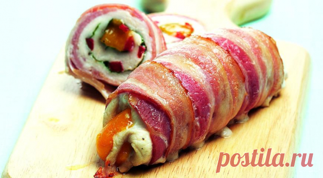 Рулеты из куриной грудки с сыром гауда и базиликом, пошаговый рецепт с фото
