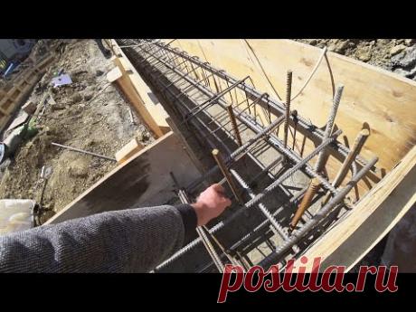 Ростверк ленточный фундамент по свайному полю