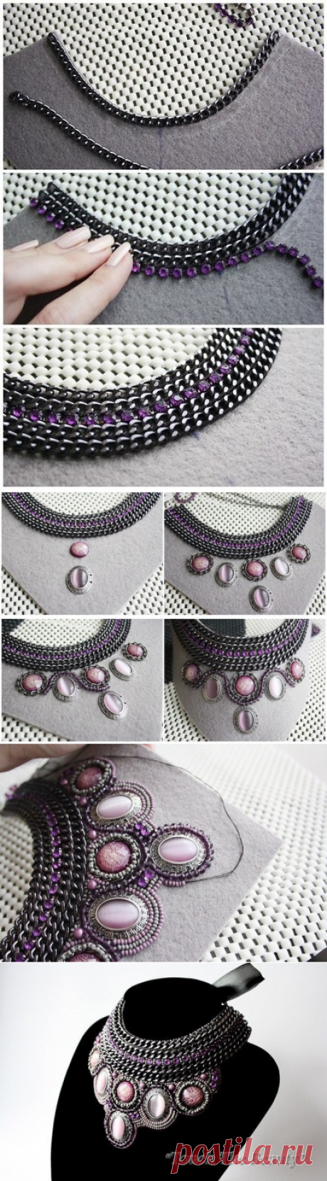 Колье ручной работы. Мастер-класс.