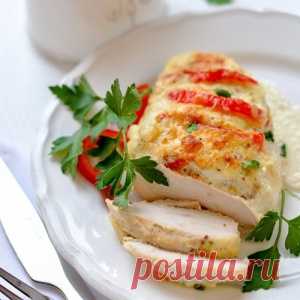Куриная грудка в сметанном соусе - МирТесен