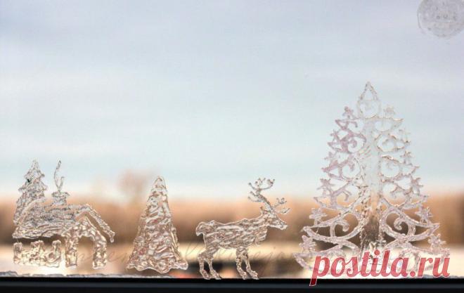 Декор из .....клея! / Новый год / Новогодний декор