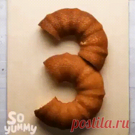 Как сделать цифры из бисквита. На заметку!
