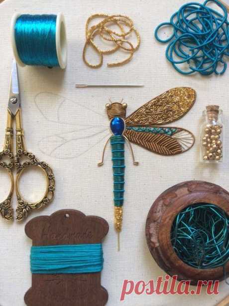 Вышитые насекомые от Хамайры Бинт Альтаф